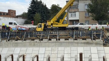 Путепровод в Рясном: опоры готовы