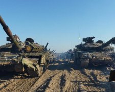 Танкісти АТО відпрацювали контратаку в бою з противником (фото)