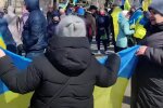 мітинг проти окупації. Фото: скрін youtube