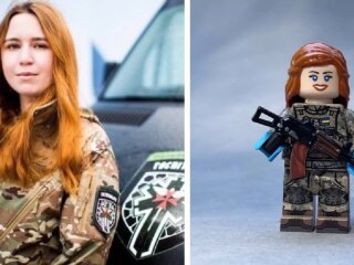 Фігурки лего з українських ЗСУ. Фото: скриншот Twitter