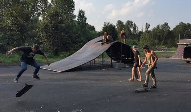 Тернопольский экстрим-парк испытывают перед открытием (фото)