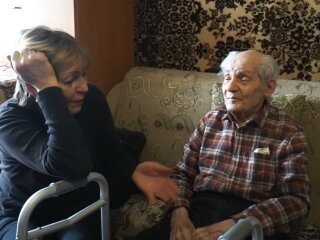 Столітній хмельничанин Павло Мельничук, скріншот