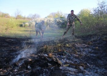 Місце вибуху / фото: ООС