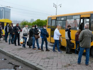 Київські маршрутки, скріншот відео