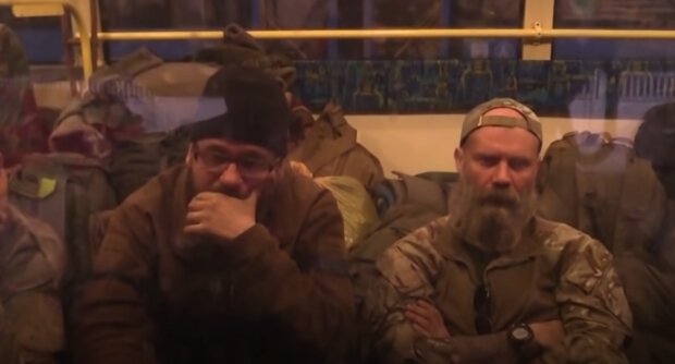 Воины с "Азовстали", скриншот: Youtube