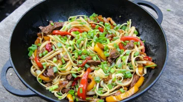 Рецепт пісної азійської локшини з овочами