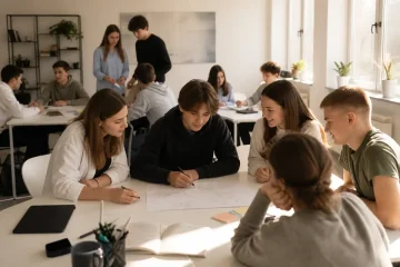 Старша школа стане профільною: учні в класі