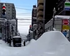 Снігопад, фото: скріншот з відео