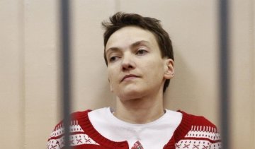 Савченко назвала російських прокурорів жінкоподібними