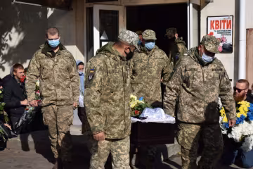 Хмельнитчина попрощалась с Александром Фариной, фото armyinform.com.ua