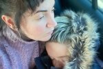 Цибульська з сином, фото з Telegram