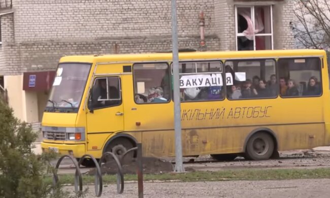 Эвакуация в Попасной, война в Украине, фото: Знай.ua