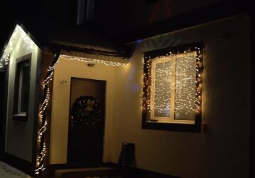 Гірлянда для будинку: фото скрін Ютуб