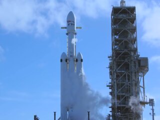 Ракета SpaceX, кадр з відео