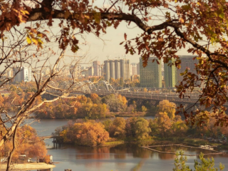 Київ, осінь, фото із соцмереж