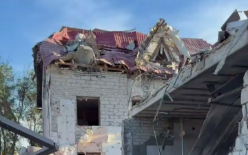Наслідки атаки рф по Харкову, кадр з відео