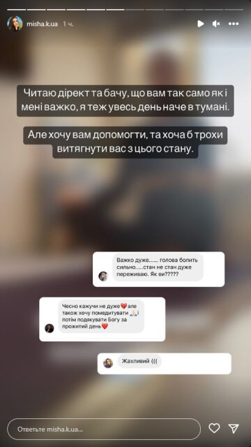 Ксения Мишина, скриншот: Instagram Stories