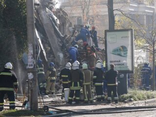 наслідки обстрілу Києва 17 жовтня