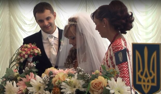 свадьба, скриншот с видео