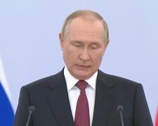 Володимир путін, кадр із звернення