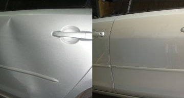 Избавление от вмятин, кадр с видео