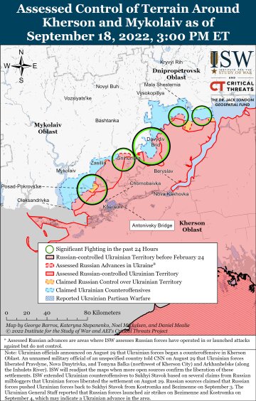 Карта боевых действий, фото: ISW