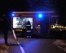 Пожежа у львівському гуртожитку, скріншот відео