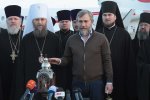 Вадим Новинский с делегацией УПЦ