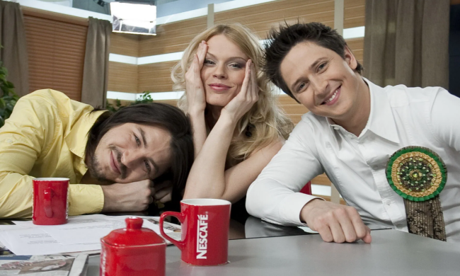 Сергій Притула, Оля Фреймут та Олександр Педан, фото із соцмереж