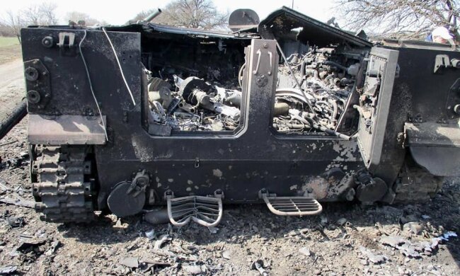 Уничтожена вражеская техника, фото: Генштаб
