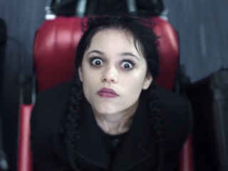 Дженна Ортега, кадр з серіалу "Венздей"