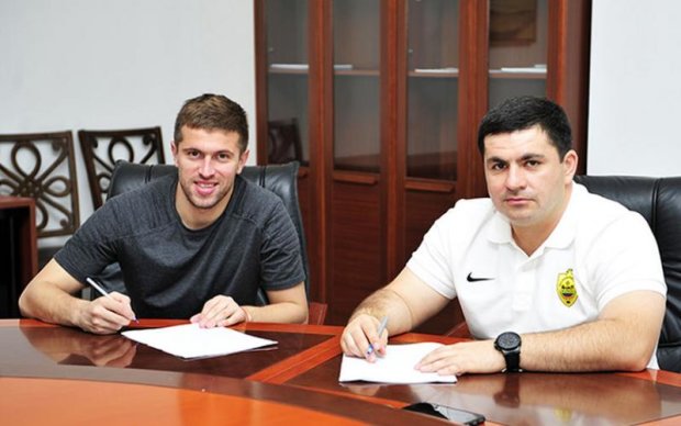 Український футболіст подався на заробітки в Росію