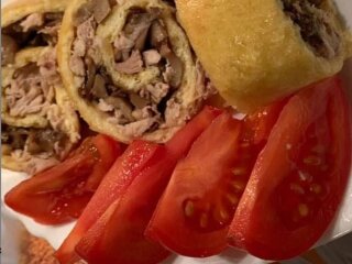 Рецепт сирного рулету з куркою: Instagram recept_po_figure