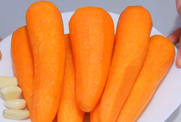 Морковь, скриншот с видео