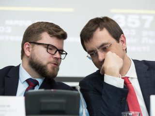 Євген Кравцов та Володимир Омелян