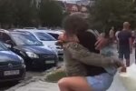 Встреча воина ВСУ с любимой. Фото: скриншот Instagram