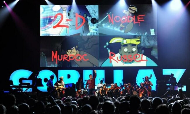 Gorillaz сбежали со сцены в Москве: видео
