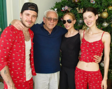 Бруклін Бекхем з родиною Ніколи Пельтц, фото з соцмереж