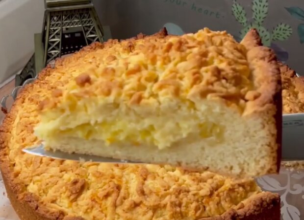 Лимонный пирог, фото: Знай.ua