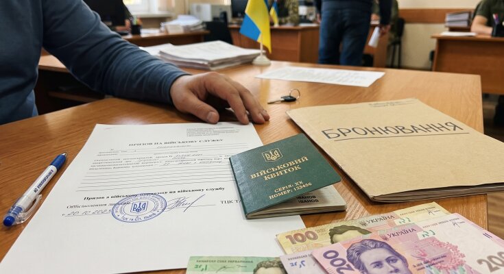 бронювання військовозобов'язаних документи