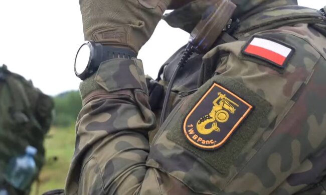 Польские военные, фото: скриншот из видео