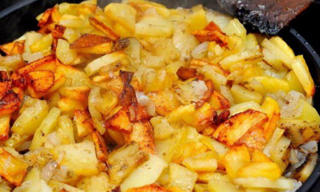 Смажена картопля, кадр з відео