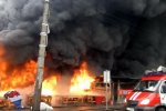 Наслідки масштабної пожежі в Києві потрапили на камеру