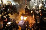 Кривавий День захисника: у Києві влаштували побоїще з копами