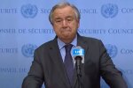 Антоніу Гутерріш, фото: скріншот із відео