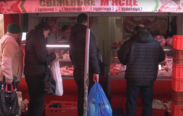 Ціни на м'ясо, скріншот: YouTube