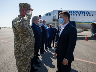 Зеленський у Запорізькій області, фото president.gov.ua