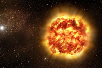 Гігантська зірка залишила після смерті космічний "подарунок" вченим