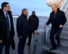 Путин нарушает карантин, скрин из видео