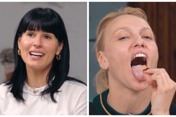 Маша Ефросинина и Оля Полякова без макияжа, фото: Знай.ua